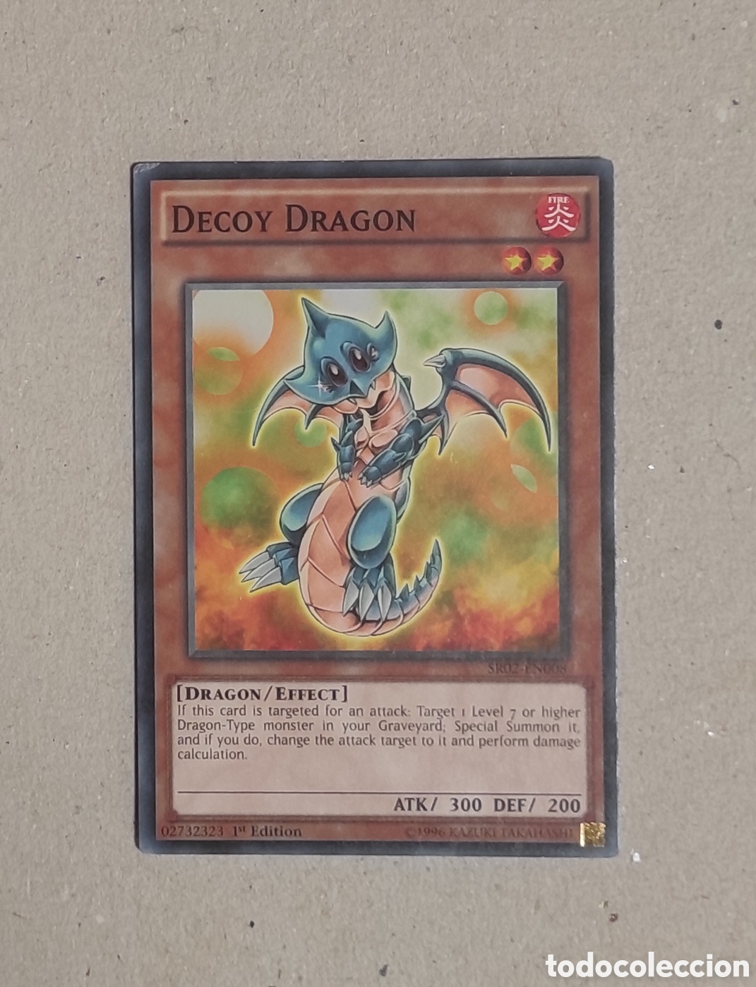 Trading cards: CARTA YU-GI-OH 1&ordf; EDICI&Oacute;N - DECOY DRAGON - SET RISE OF THE TRUE DRAGONS STRUCTURE DEC