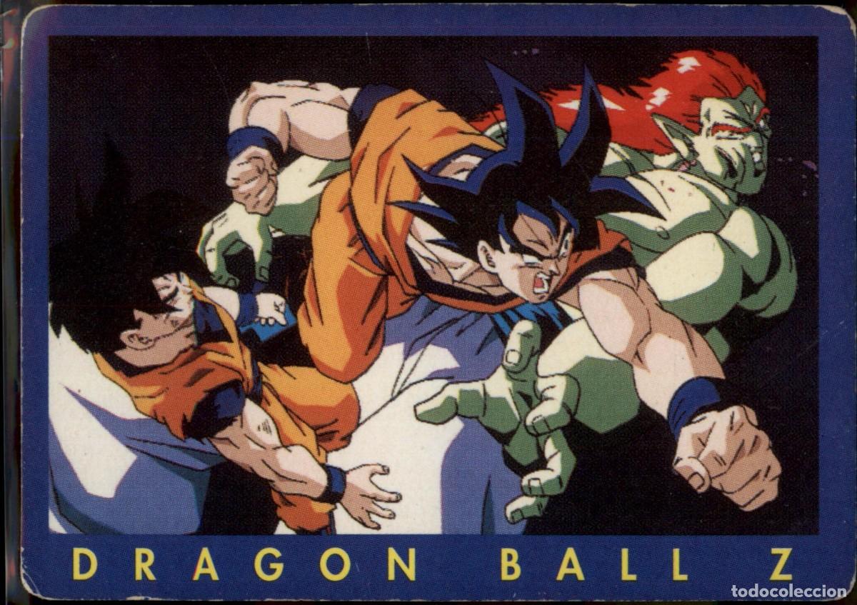 Trading cards: Son Goku N&ordm; 77 Dragon Ball Z Combat Cards Serie Azul Panini 1995 Bird Studio