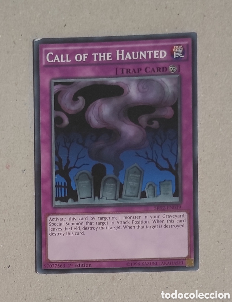 Trading cards: CARTA YU-GI-OH 1&ordf; EDICI&Oacute;N - CALL OF THE HAUNTED - LEGENDARY COLLECTION 4:JOEY'S WORLD