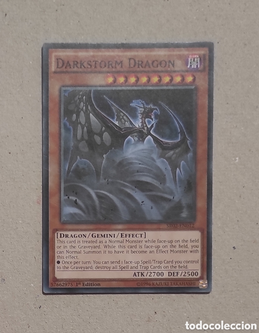 Trading cards: DARKSTORM DRAGON ( DRAG&Oacute;N TORMENTA OSCURA