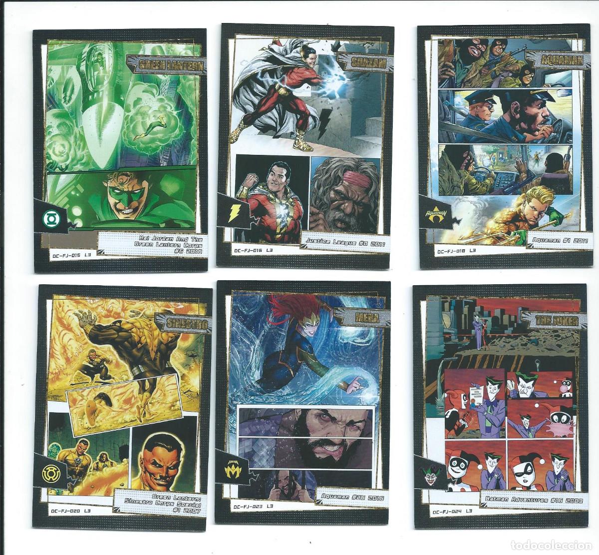 Trading cards: KAYOU DC GLORY OF THE UNIVERSE SERIE 2 : SUBSET STORYBOARD LOTE DE 6 (DE 12)