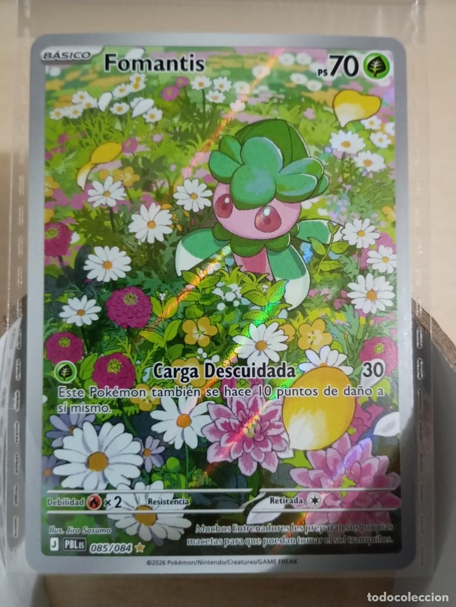 Trading cards: Carta Pok&eacute;mon Full art Fomantis original