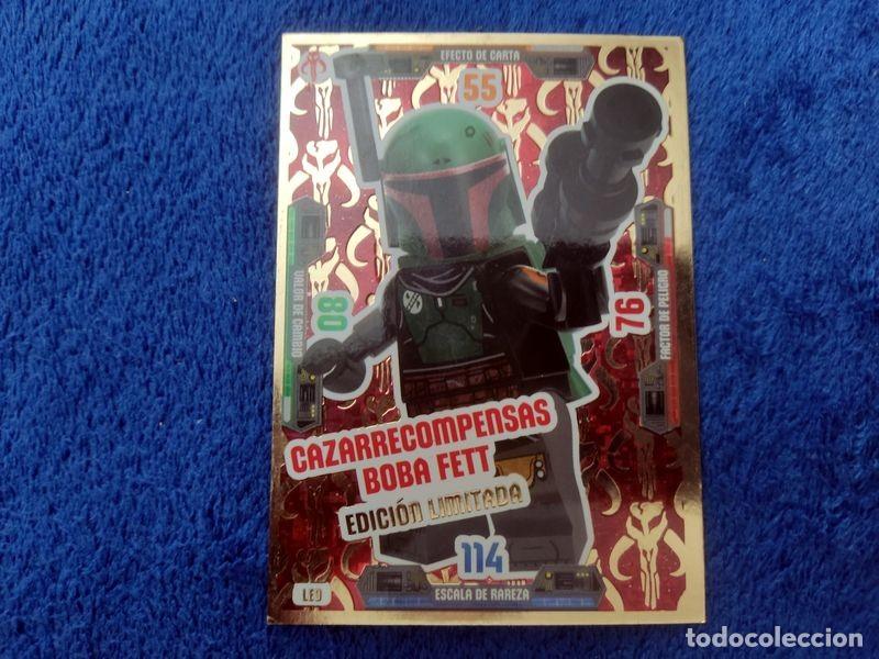 Trading cards: TRADING CARD LE 9 BOBA FETT CAZARRECOMPENSAS CARTA EDICI&Oacute;N LIMITADA 2022 LEGO STAR WARS