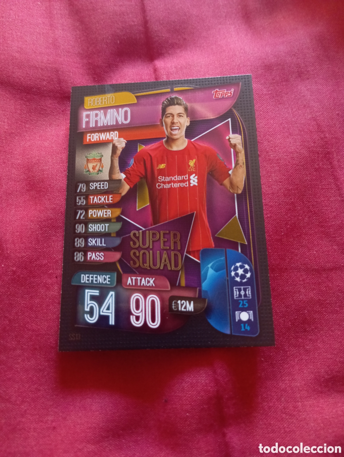 Trading cards: Roberto Firmino Liverpool SUPER SQUAD n&deg;SS13 / TOPPS MATCH ATTAX 2019/2020