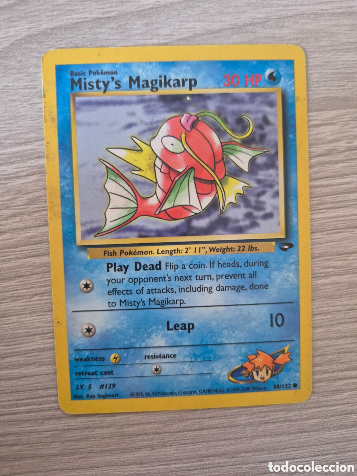 Trading cards: Carta Pok&eacute;mon Misty's Magikarp 88/132