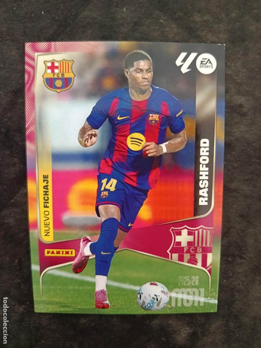 Trading cards: MGK 2025/26. #462 RASHFORD. &rdquo;NUEVO FICHAJE&rdquo;. FC.BARCELONA