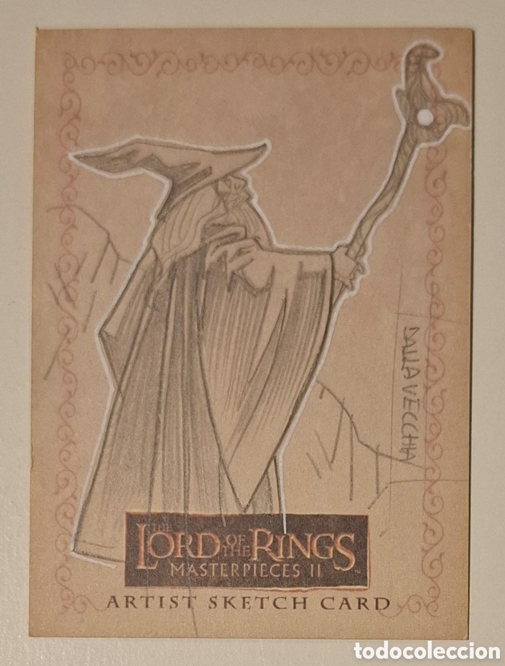 Trading cards: Lord of the Rings Masterpieces II Sketch Card