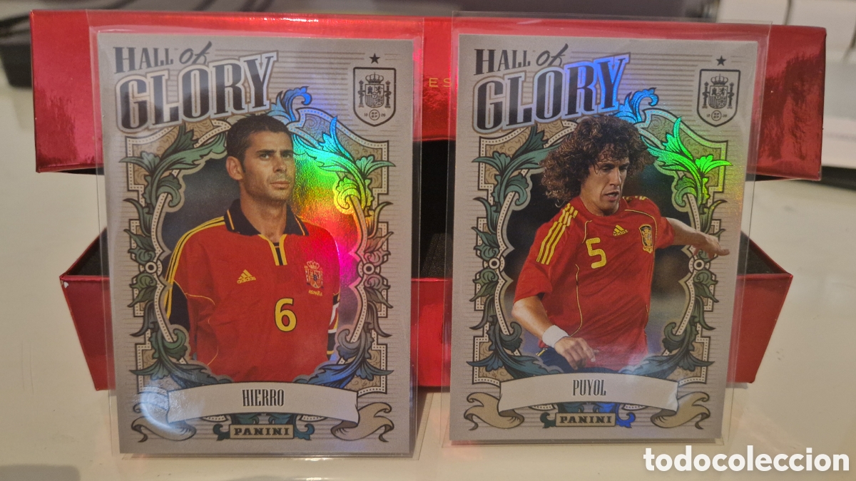 Trading cards: Pack Hall of Glory - Hierro + Puyol | Tributo Panini Selecci&oacute;n Espa&ntilde;ola 2026 | HG7 & HG15
