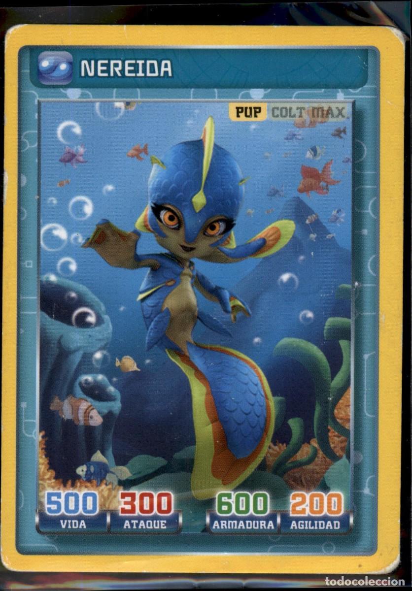 Trading cards: Nereida Pup N&ordm; 124 Invizimals Batalla de Cazadores 2016 Panini