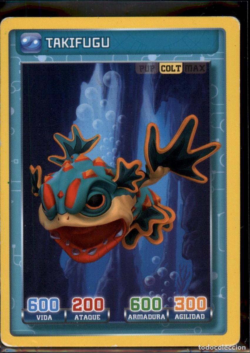 Trading cards: Takifugu Colt N&ordm; 131 Invizimals Batalla de Cazadores 2016 Panini