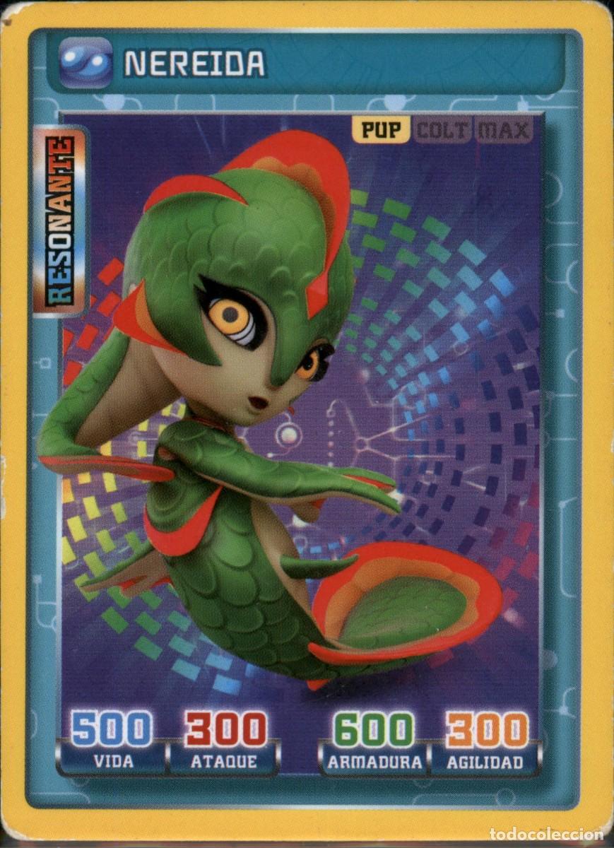 Trading cards: Nereida Pup Resonante N&ordm; 143 Invizimals Batalla de Cazadores 2016 Panini