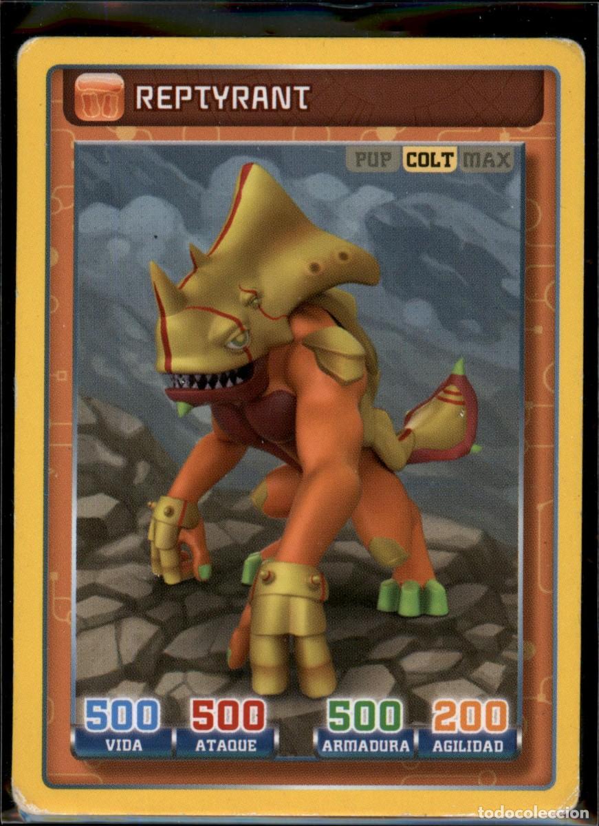 Trading cards: Reptyrant Colt N&ordm; 152 Invizimals Batalla de Cazadores 2016 Panini