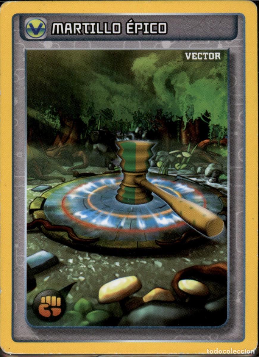 Trading cards: Martillo &Eacute;pico Vector N&ordm; 216 Invizimals Batalla de Cazadores 2016 Panini