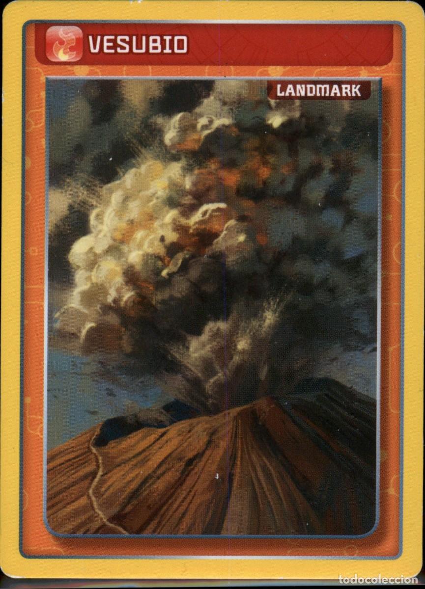 Trading cards: Vesubio Landmark N&ordm; 275 Invizimals Batalla de Cazadores 2016 Panini