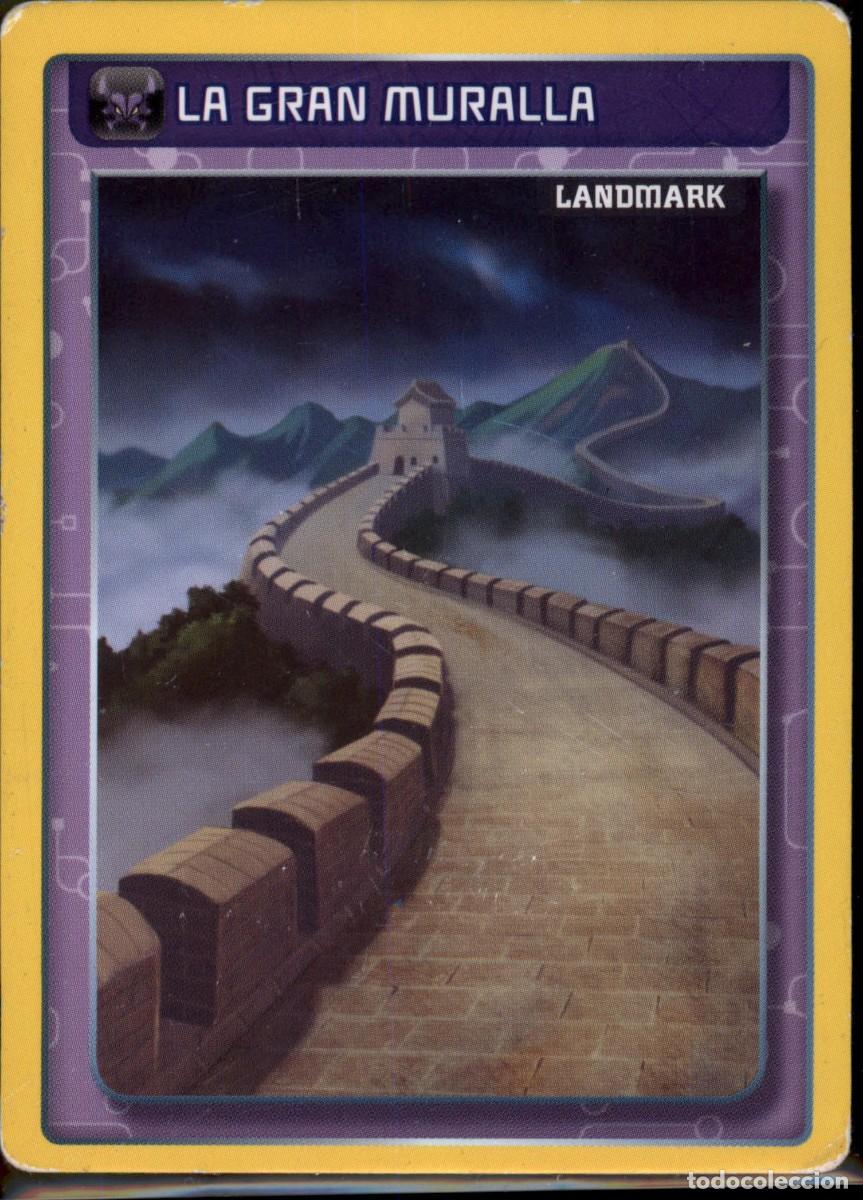 Trading cards: La Gran Muralla Landmark N&ordm; 307 Invizimals Batalla de Cazadores 2016 Panini