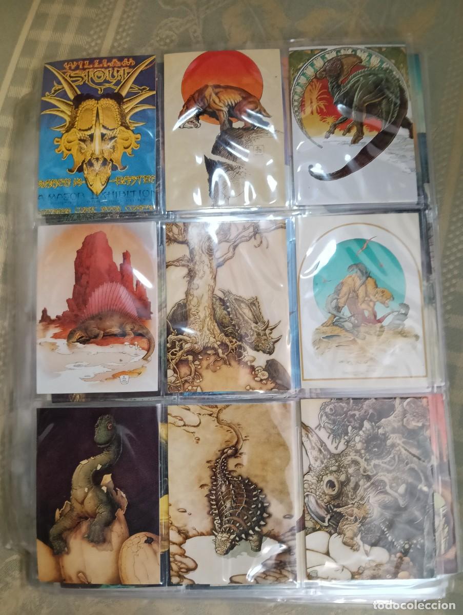 Trading cards: MUNDOS PERDIDOS DE WILLIAM STOUT 90 COLECCI&Oacute;N COMPLETA