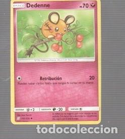 Trading cards: CROMO DE POK&Eacute;MON DE BASICO DEDENNE PS 70 N&ordm; 702 DEL A&Ntilde;O 2019