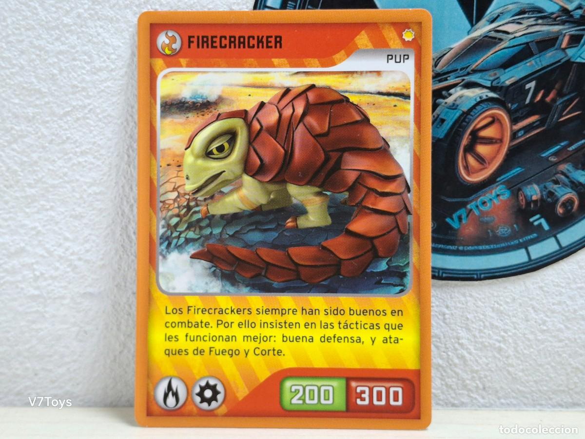 Trading cards: Carta Firecracker 019 Invizimals 2014 Panini