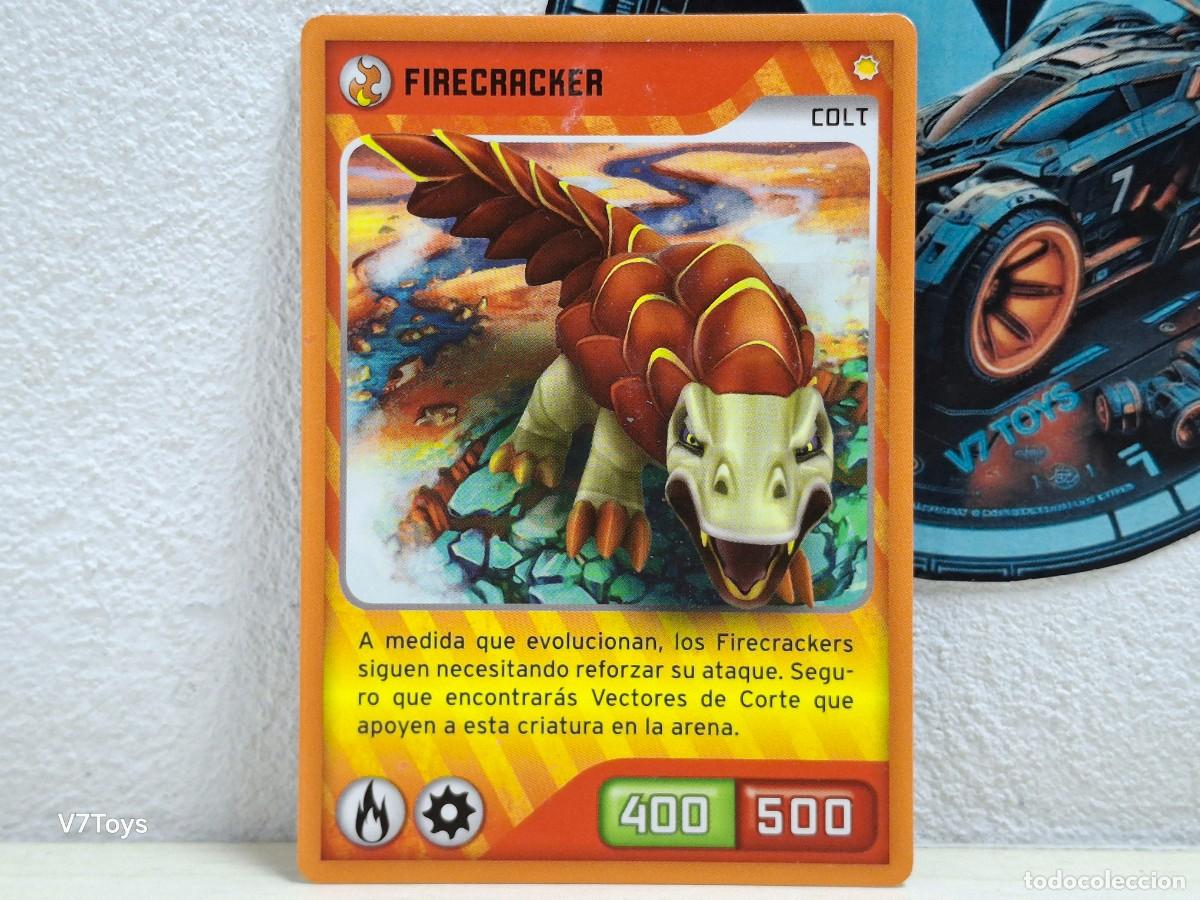 Trading cards: Carta Firecracker 020 Invizimals 2014 Panini