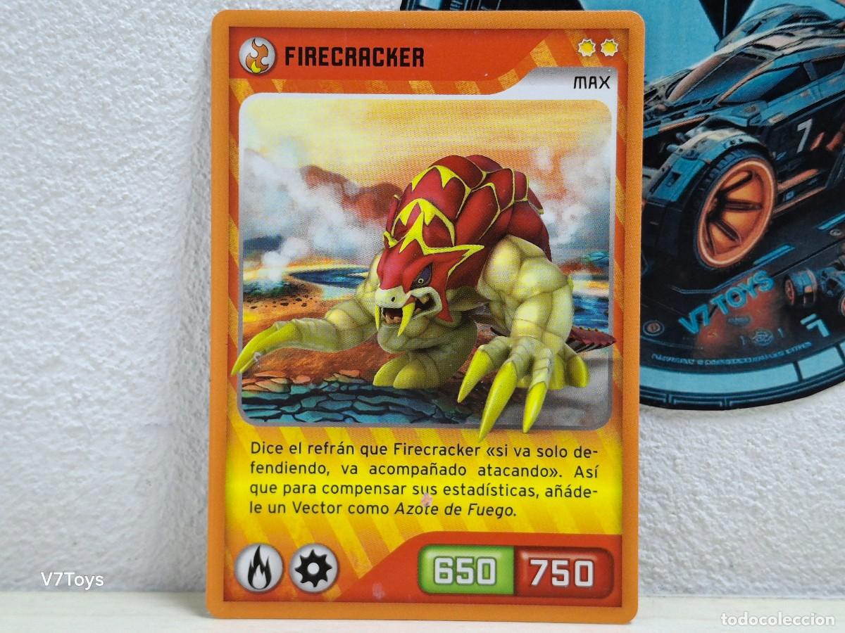 Trading cards: Carta Firecracker 021 Invizimals 2014 Panini