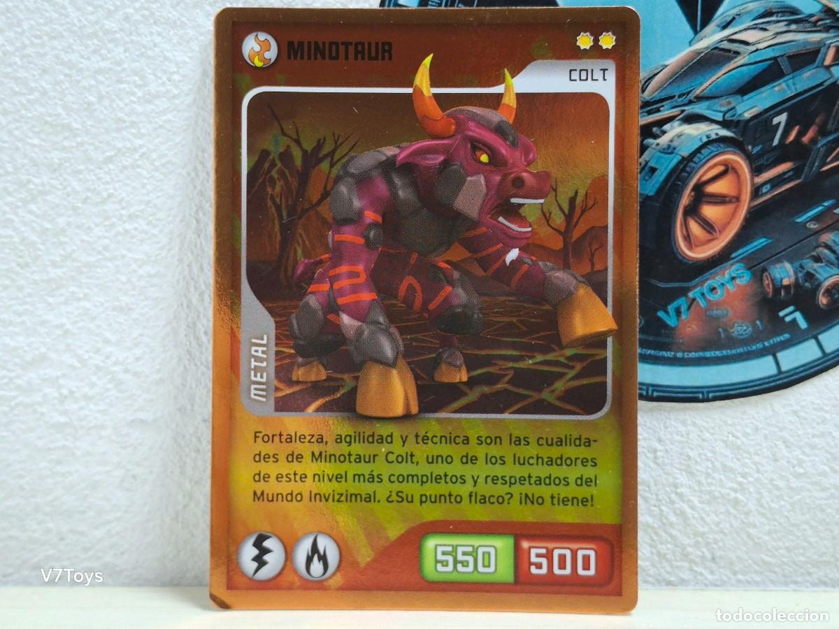 Trading cards: Carta Minotaur 026 Invizimals 2014 Panini