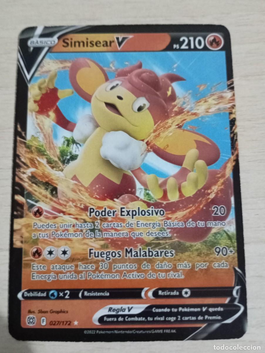 Trading cards: Carta Pok&eacute;mon Simisear V Proxy