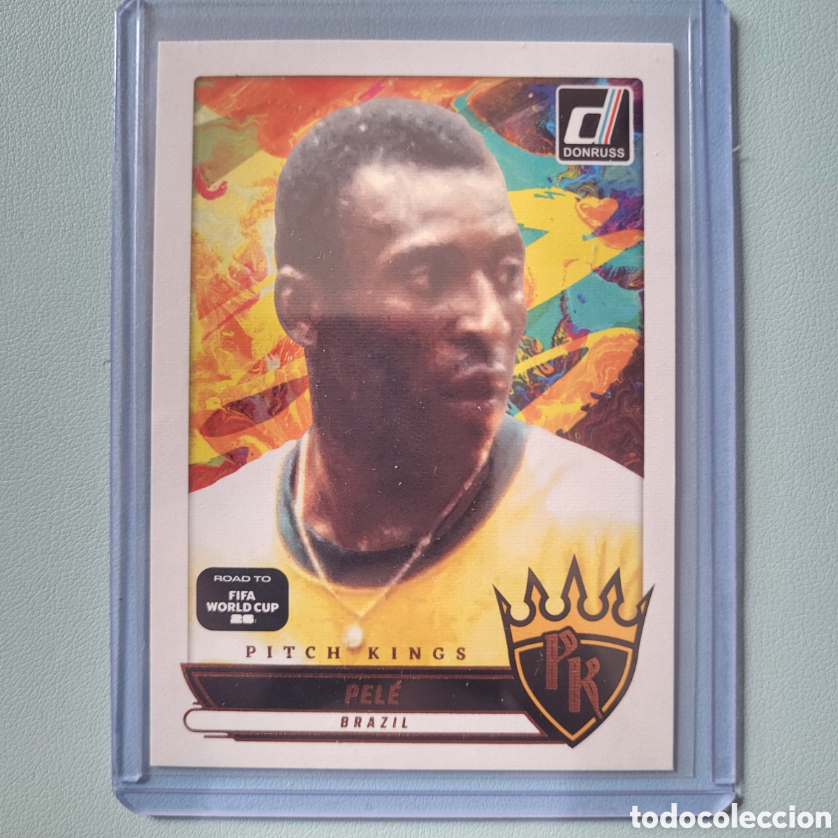 Trading cards: 23 Pele Pitch Kings / Panini Donruss Road to FIFA World Cup 2026