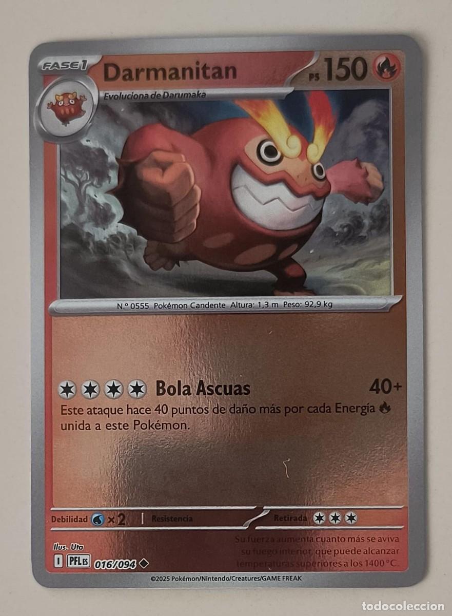 Trading cards: CARTA POKEMON DARMANITAN 16/94 - ESPA&Ntilde;OL - REVERSE - COLECCION FUEGOS FANTASMALES - TRADING CARDS