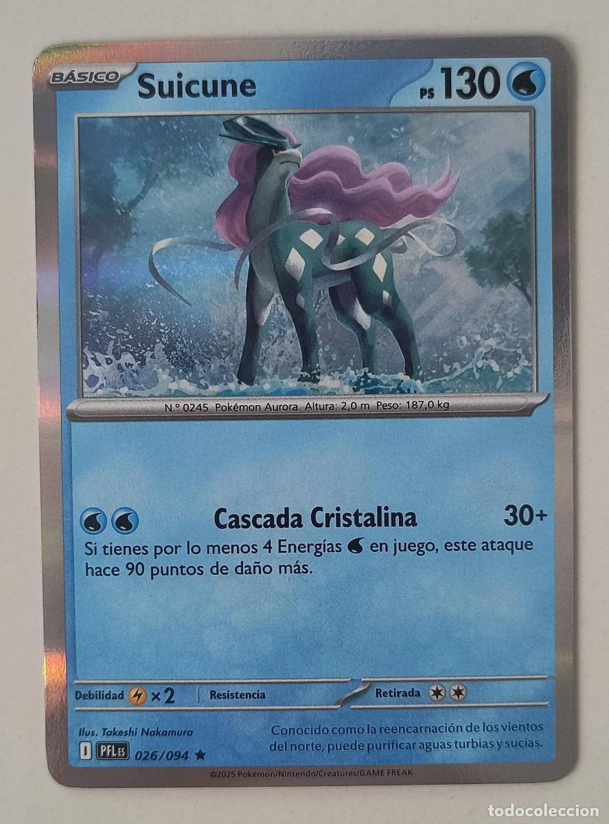 Trading cards: CARTA POKEMON SUICUNE 26/94 - ESPA&Ntilde;OL - HOLO - COLECCION FUEGOS FANTASMALES - TRADING CARDS