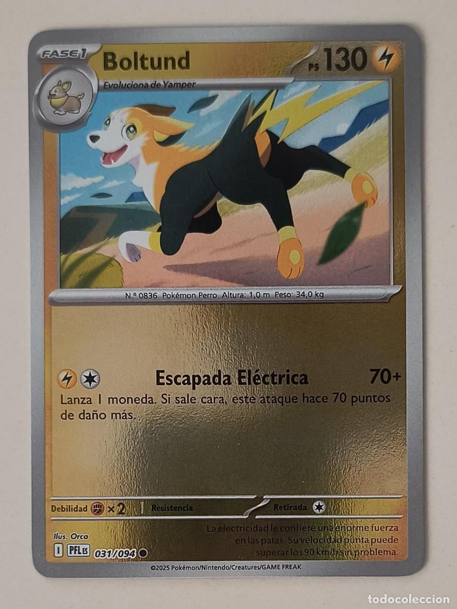 Trading cards: CARTA POKEMON BOLTUND 31/94 - ESPA&Ntilde;OL - REVERSE - COLECCION FUEGOS FANTASMALES - TRADING CARDS