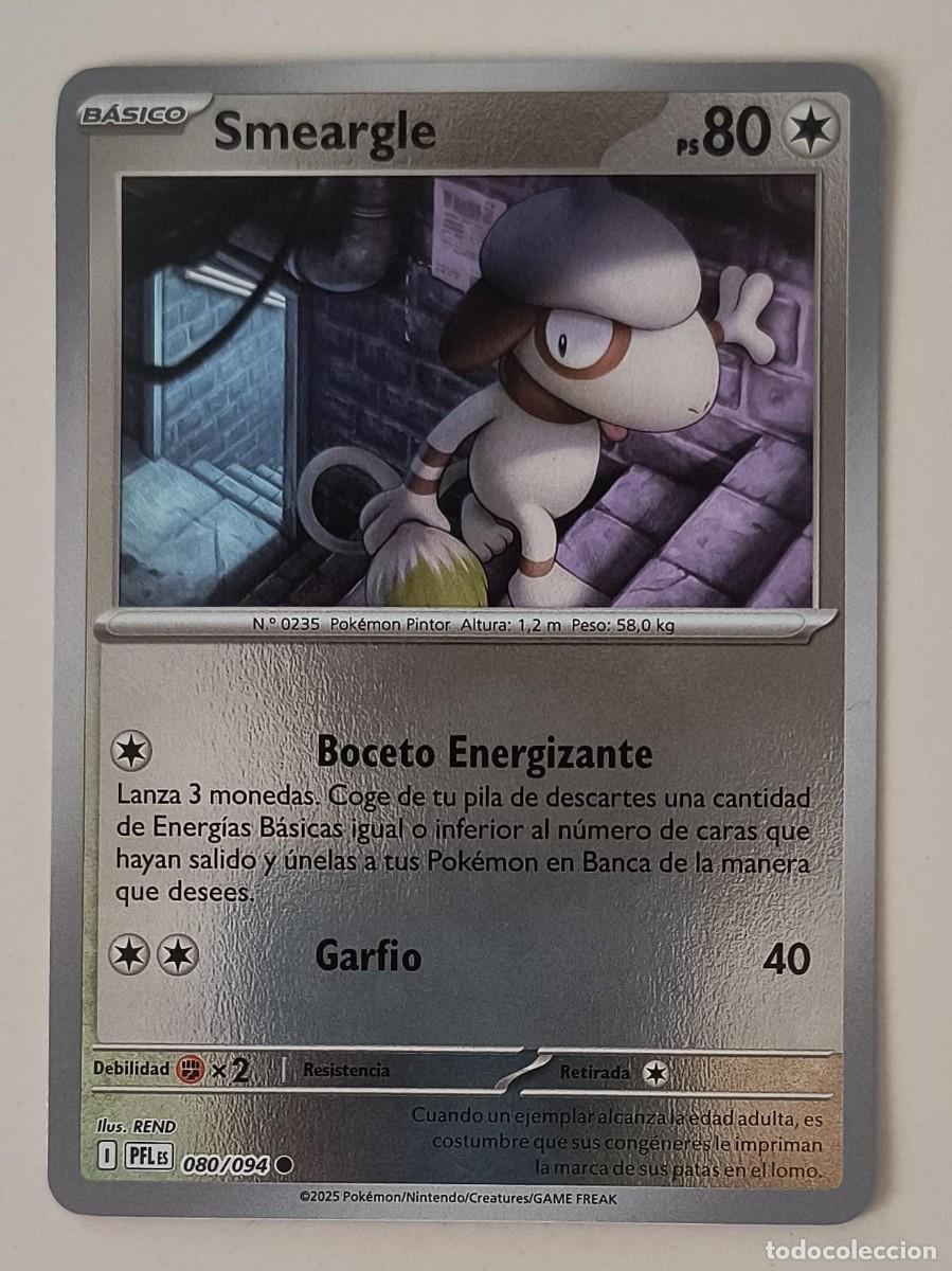 Trading cards: CARTA POKEMON SMEARGLE 80/94 - ESPA&Ntilde;OL - REVERSE - COLECCION FUEGOS FANTASMALES - TRADING CARDS