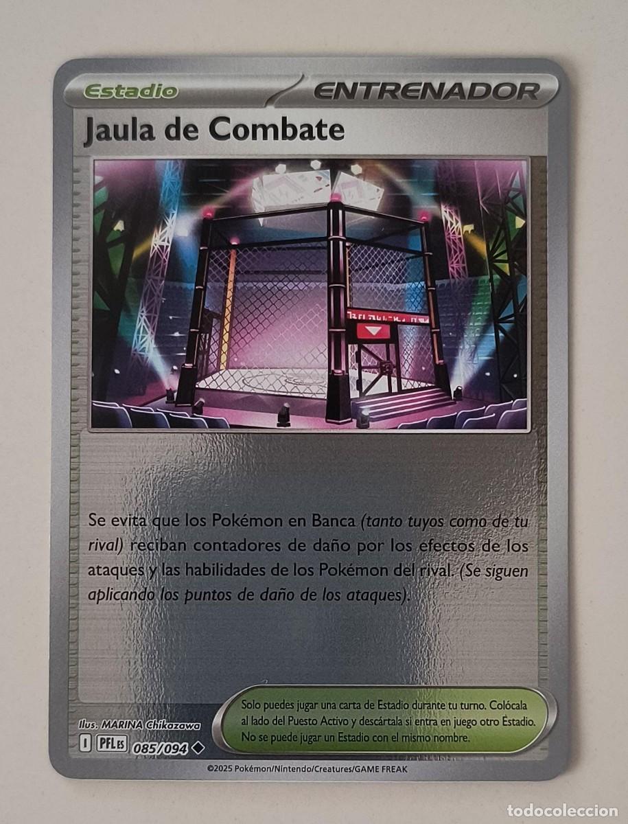 Trading cards: CARTA POKEMON JAULA DE COMBATE 85/94 - ESPA&Ntilde;OL - REVERSE - FUEGOS FANTASMALES - TRADING CARDS