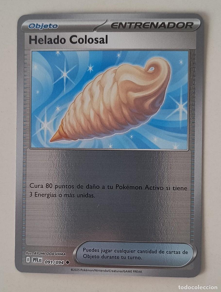 Trading cards: CARTA POKEMON HELADO COLOSAL 91/94 - ESPA&Ntilde;OL - REVERSE - FUEGOS FANTASMALES - TRADING CARDS