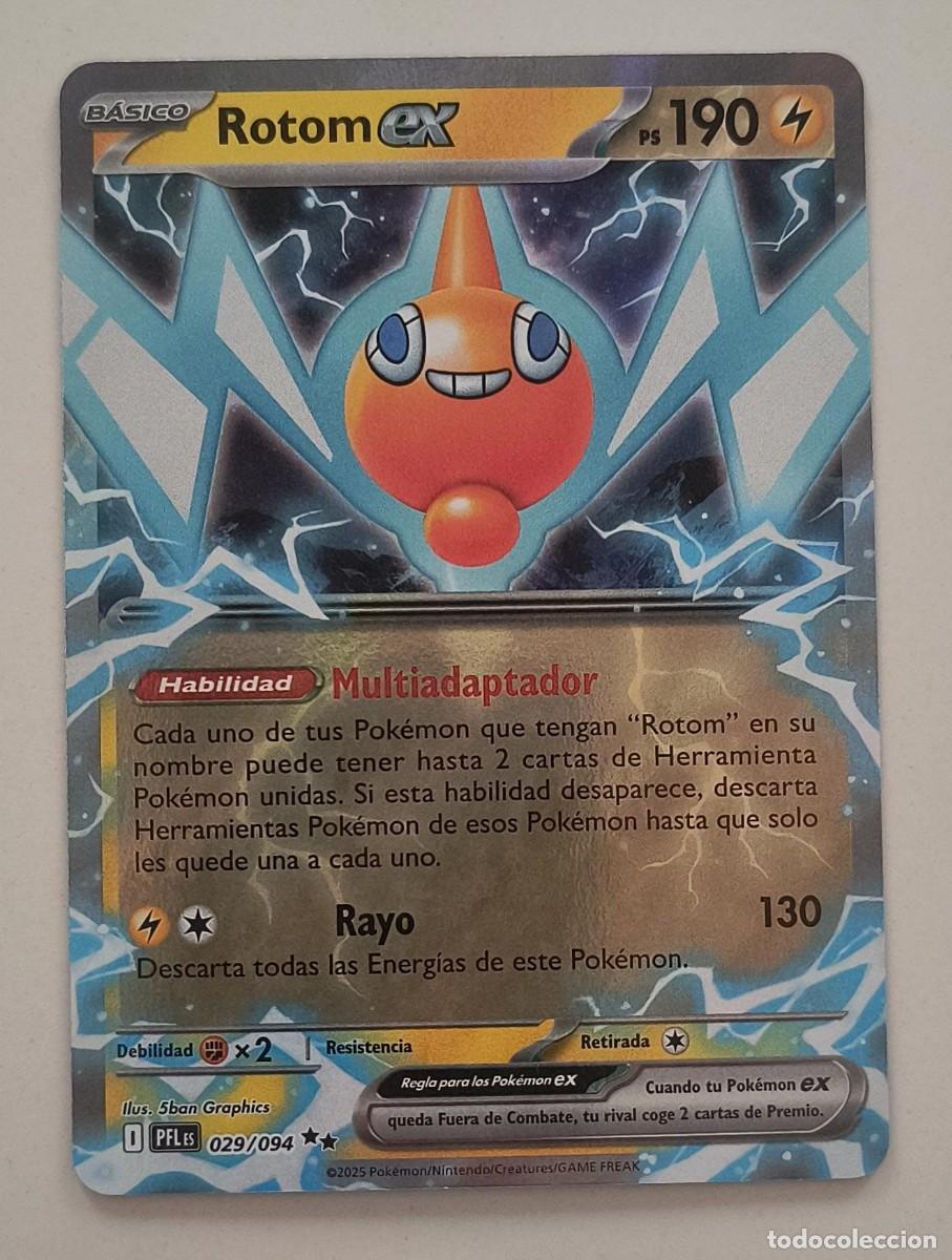 Trading cards: CARTA POKEMON ROTOM EX 29/94 - ESPA&Ntilde;OL - COLECCION FUEGOS FANTASMALES - TRADING CARDS