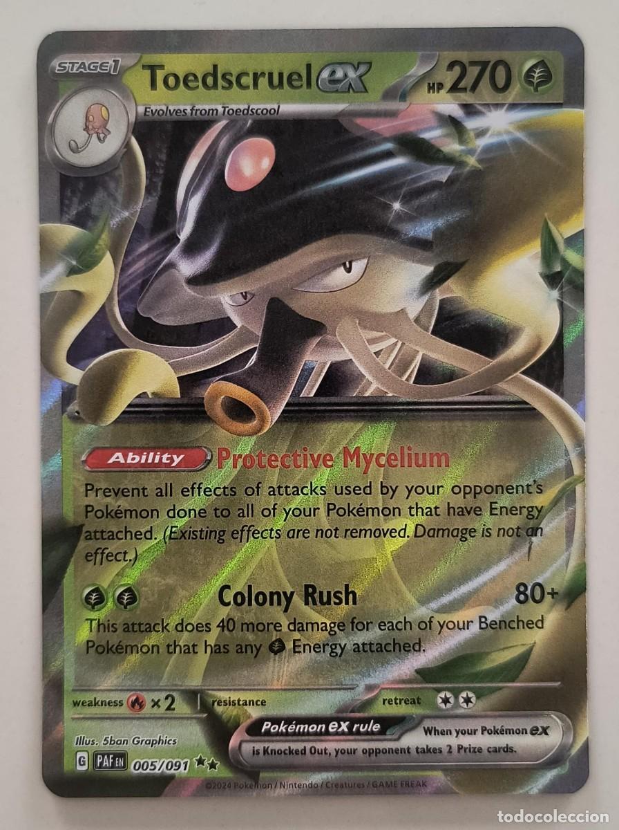 Trading cards: CARTA POKEMON TOEDSCRUEL EX 5/94 - INGLES - COLECCION DESTINOS DE PALDEA - TRADING CARDS