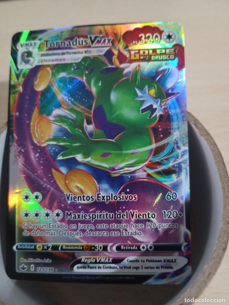 Trading cards: Carta Pok&eacute;mon Tornadus VMAX Proxy - Foto 3