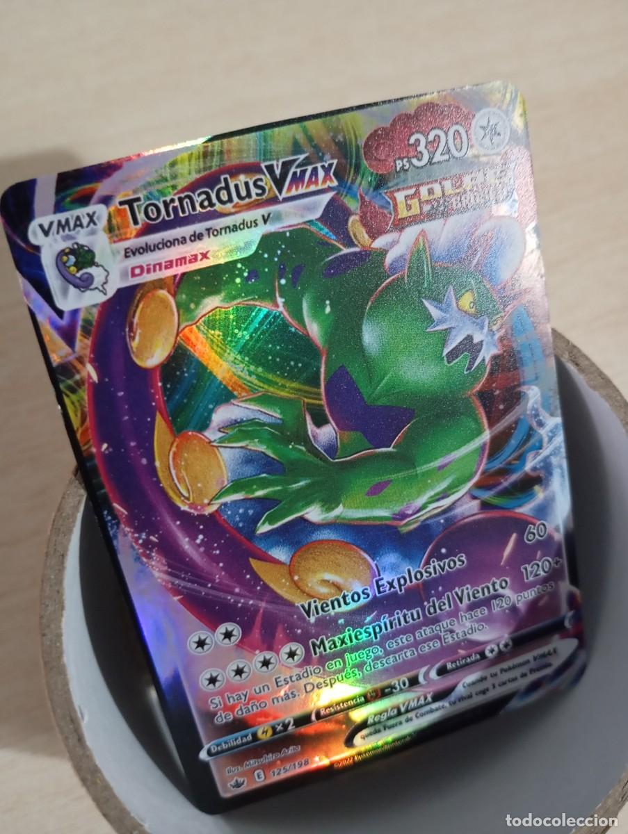Trading cards: Carta Pok&eacute;mon Tornadus VMAX Proxy - Foto 4