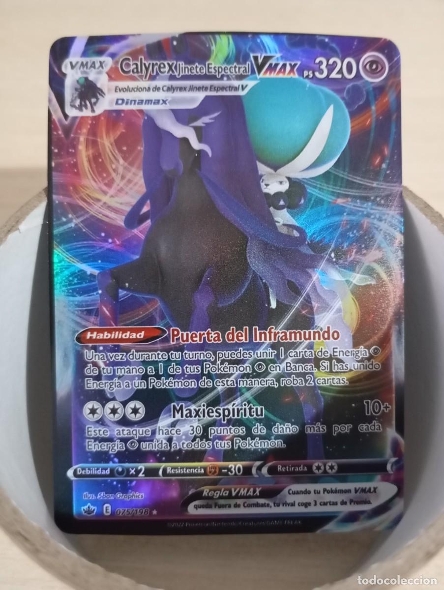 Trading cards: Carta Pok&eacute;mon Calyrex Jinete Espectral VMAX Proxy