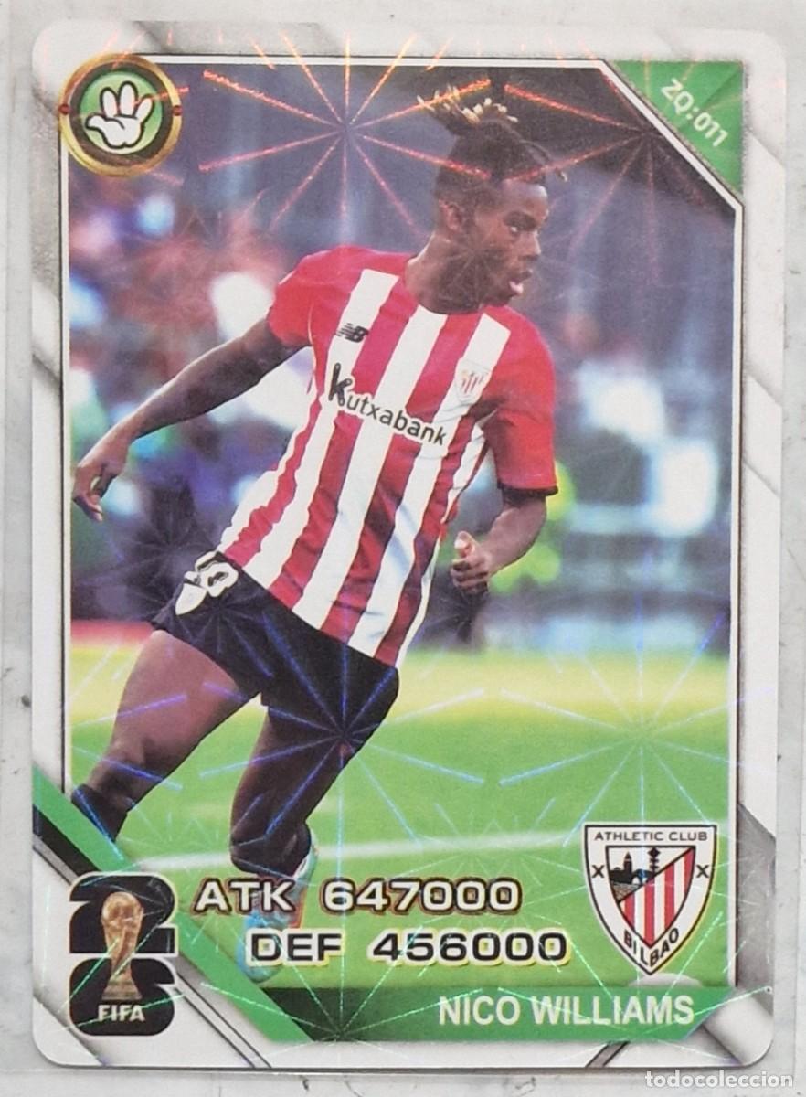 Trading cards: NICO WILLIAMS FIFA WORLD CUP 2026 ATHLETIC CLUB DE BILBAO