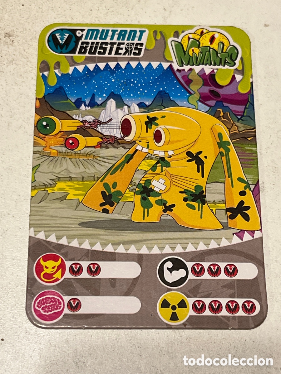 Trading cards: Cromos Trading Card Famosa Mutant Busters Mutants Bad Dirty