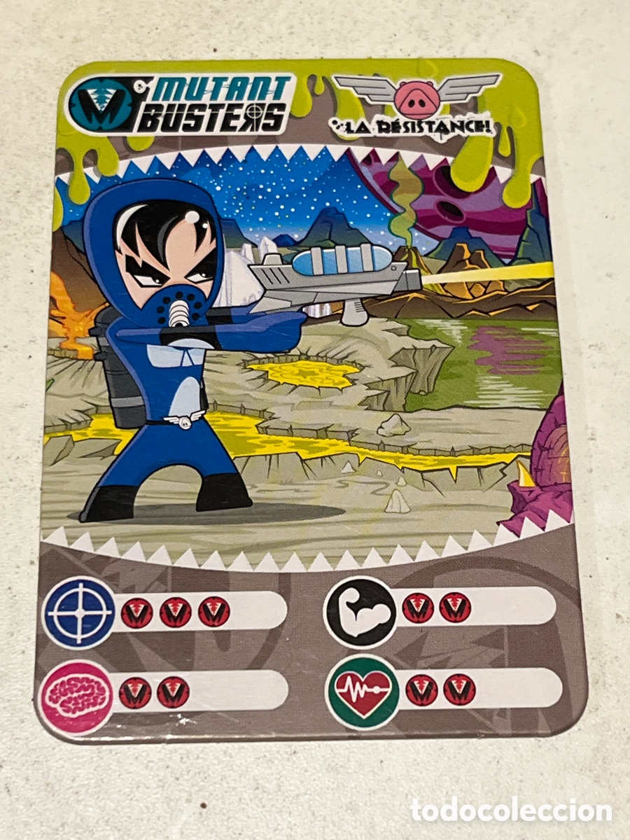 Trading cards: Cromos Trading Card Famosa Mutant Busters La Resistance! Seaman