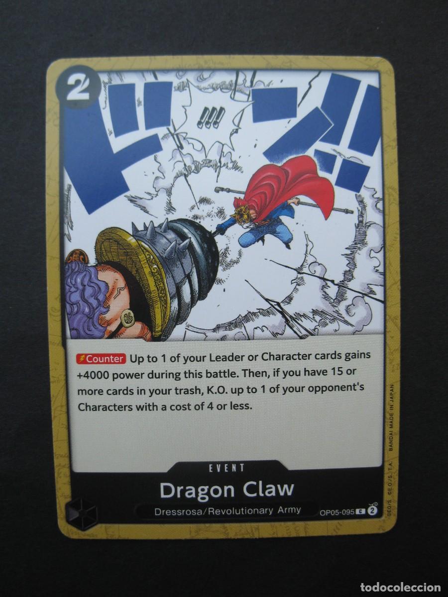 Trading cards: CARTA - ONE PIECE - TRADING CARD - DRAGON CLAW - EN INGL&Eacute;S - BANDAI.