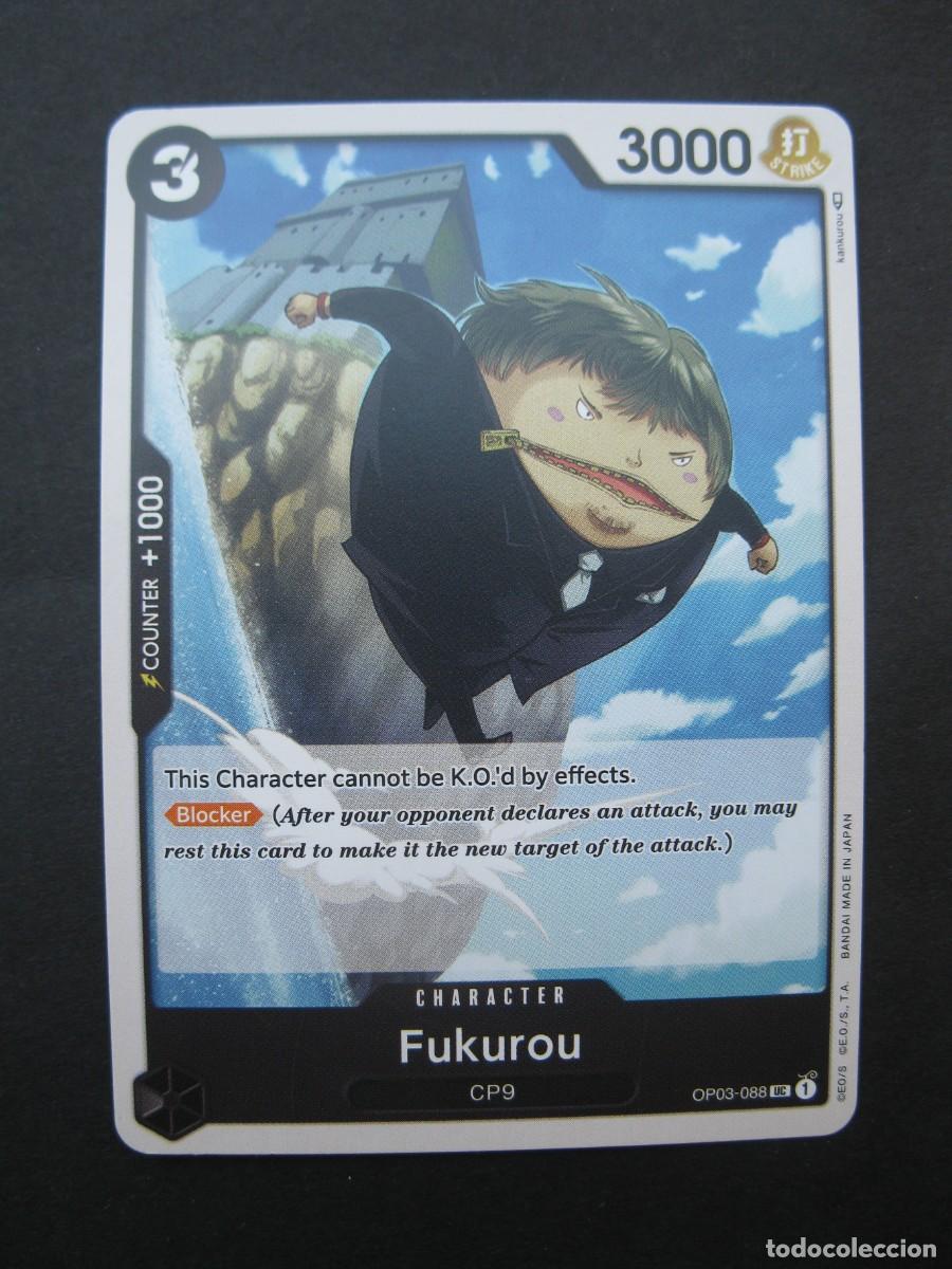 Trading cards: CARTA - ONE PIECE - TRADING CARD - FUKUROU - EN INGL&Eacute;S - BANDAI.
