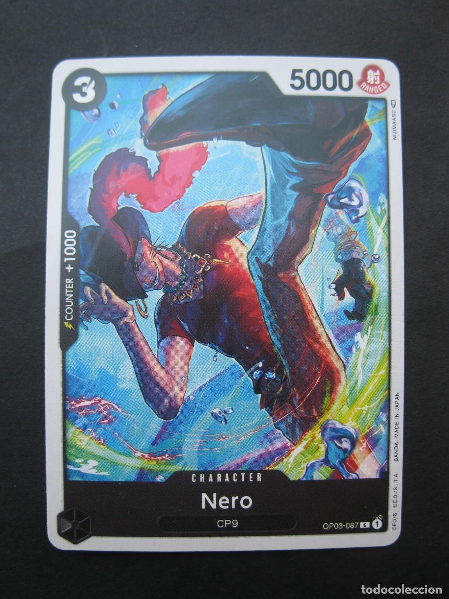 Trading cards: CARTA - ONE PIECE - TRADING CARD - NERO - EN INGL&Eacute;S - BANDAI.