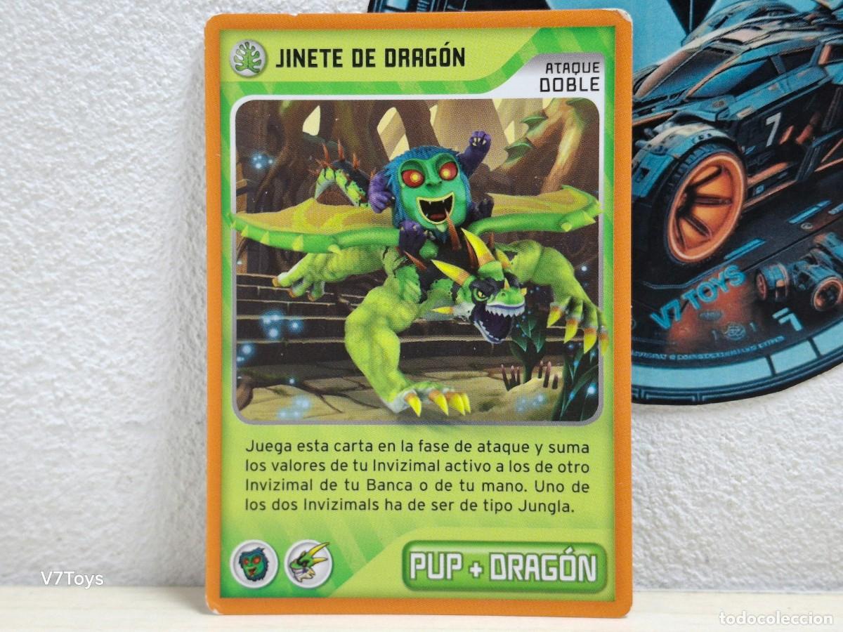 Trading cards: Carta Jinete de Drag&oacute;n 138 Invizimals 2014 Panini