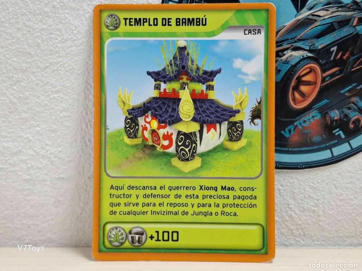Trading cards: Carta Templo de Bamb&uacute; 355 Invizimals 2014 Panini - Foto 1