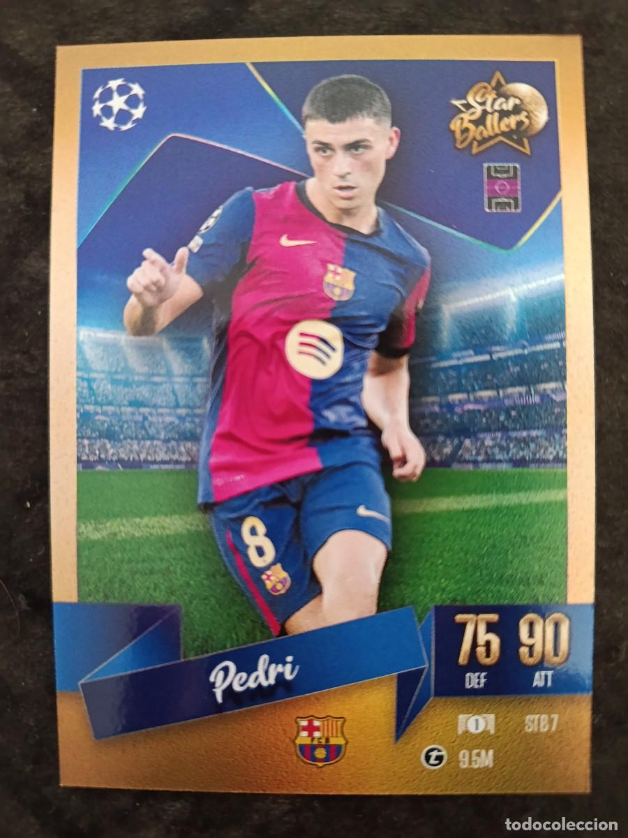 Trading cards: TOPPS MATCH ATTAX 2024-25. PEDRI &rdquo;STAR BALLERS&rdquo;. FC.BARCELONA