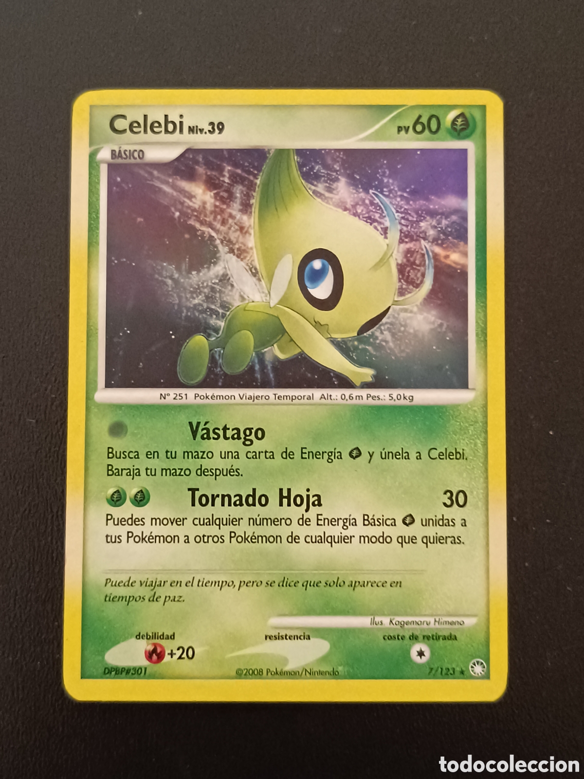 Trading cards: Pokemon Celebi 7/132 Diamante Y Perla Maravillas Secretas En Castellano