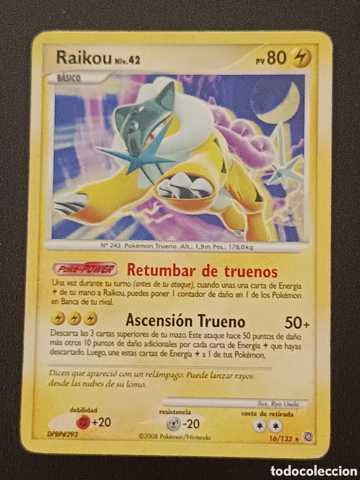 Trading cards: Pokemon Raikou 16/132 Diamante Y Perla Maravillas Secretas En Castellano