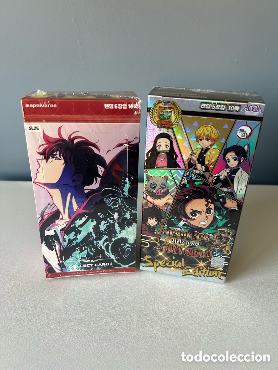 Trading cards: Solo Leveling and Demon Slayer trading cards